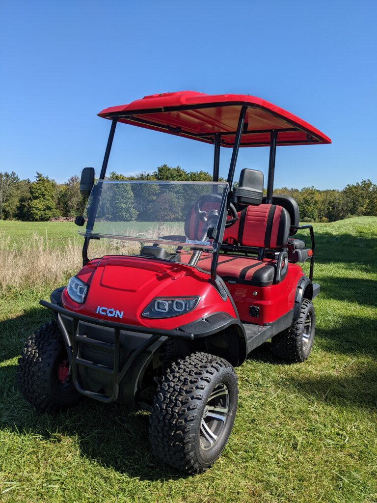 Icon® i40L Street Legal Golf Cart - Torch Red - 2022