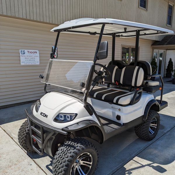 ICON® i40L Street Legal Golf Cart - Alpine White