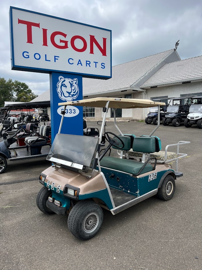 2008 Club Car DS Electric Golf Cart, Stock Green