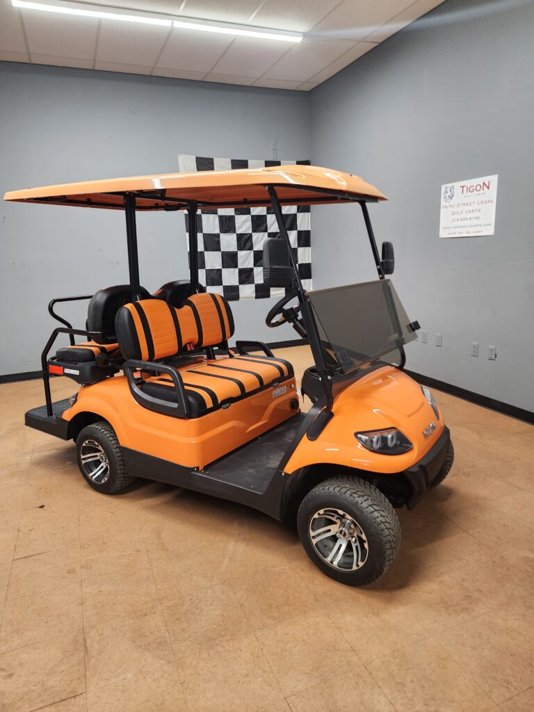 ICON® i40 Street Legal Golf Cart - Tangerine Orange