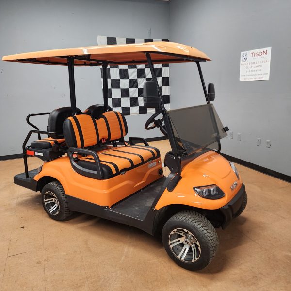 ICON® i40 Street Legal Golf Cart - Tangerine Orange