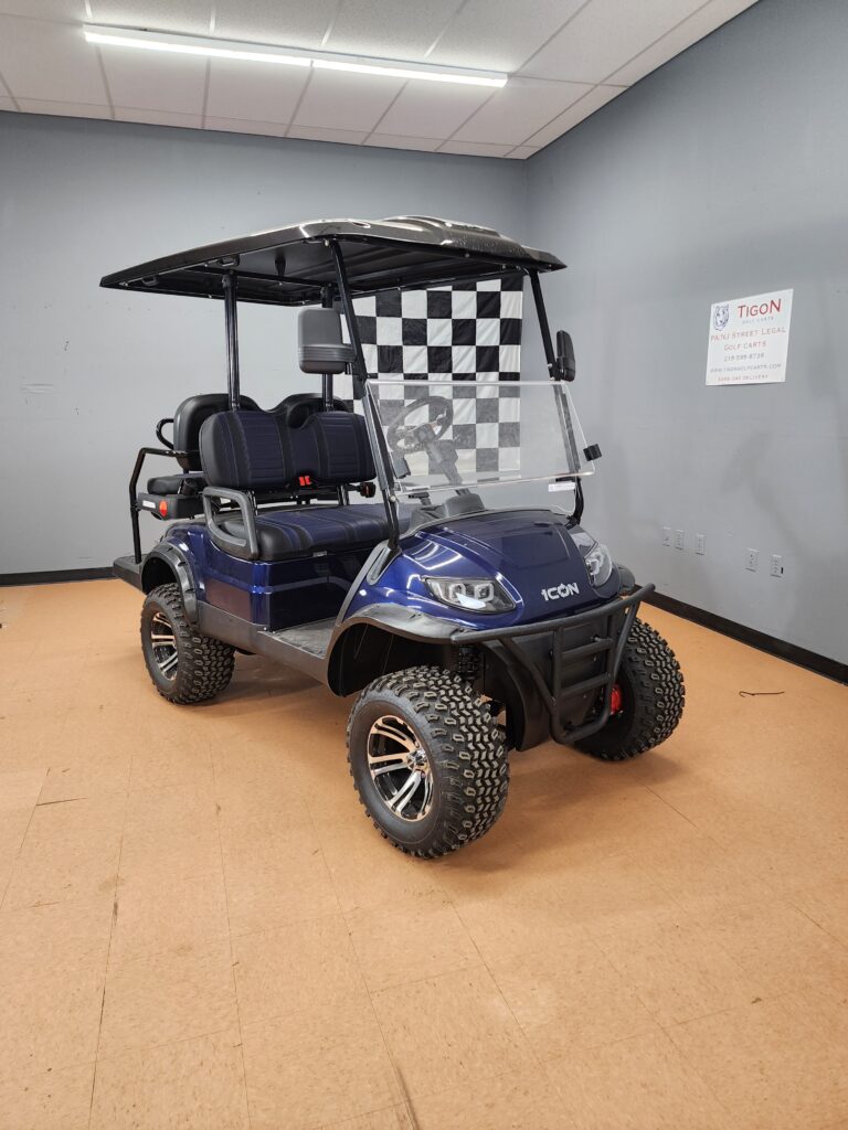 ICON® i40L Indigo Street Legal Golf Cart - 2023