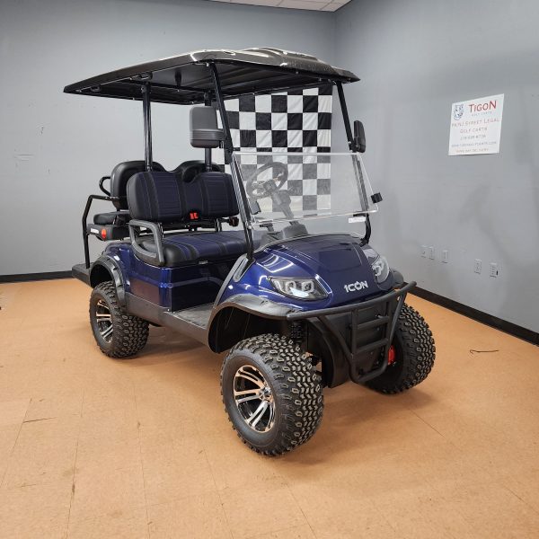 ICON® i40L Indigo Street Legal Golf Cart - 2023