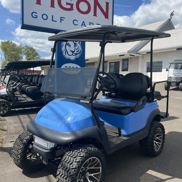 Club Car Precedent Electric Blue Tigon Golf Carts