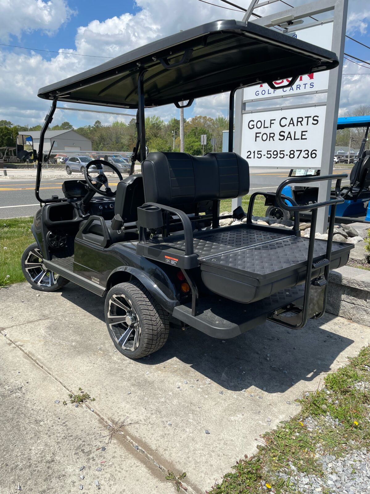 Evolution Classic 4 Plus Black Tigon Golf Carts