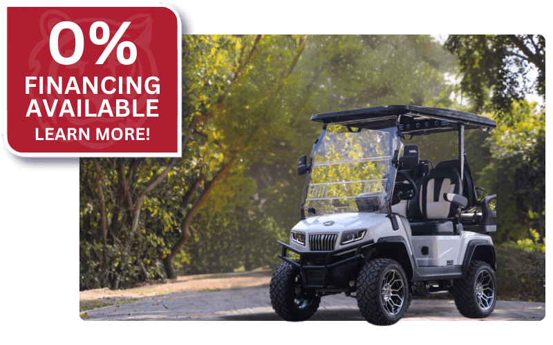 0% FINANCING FOR EVOLUTION GOLF CARTS - ONLY AT TIGON GOLF CARTS