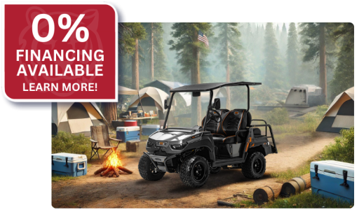 0% FINANCING FOR POLARIS&reg;- ONLY AT TIGON GOLF CARTS (1)