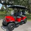 Scarlet Red Denago EV Rover XL TIGON GOLF CARTS