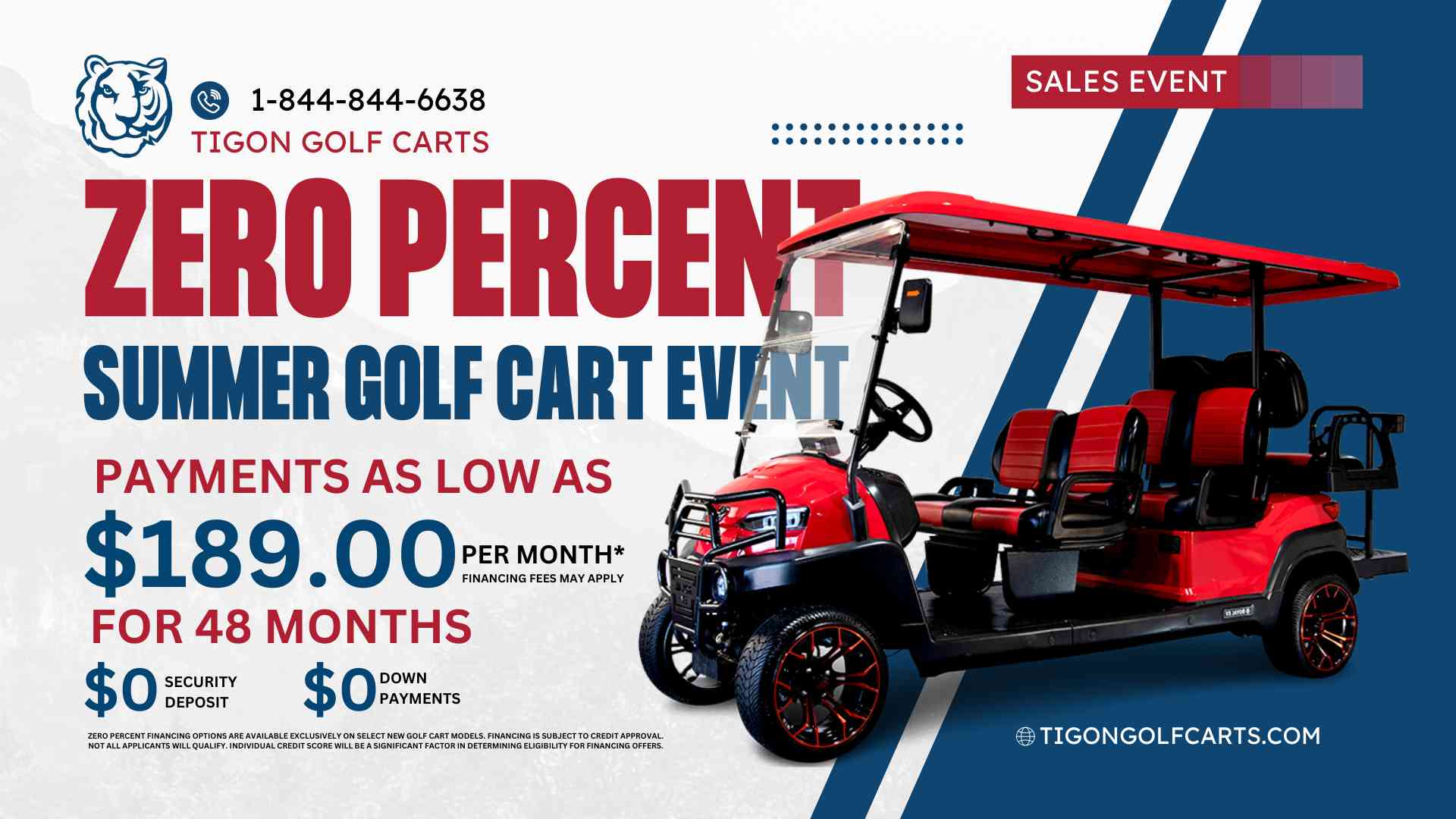 Zero Percent, Summer Golf Cart Event