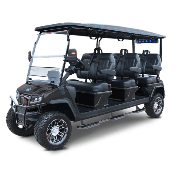 BLACK EVOLUTION D5-MAVERICK 6 TIGON GOLF CART