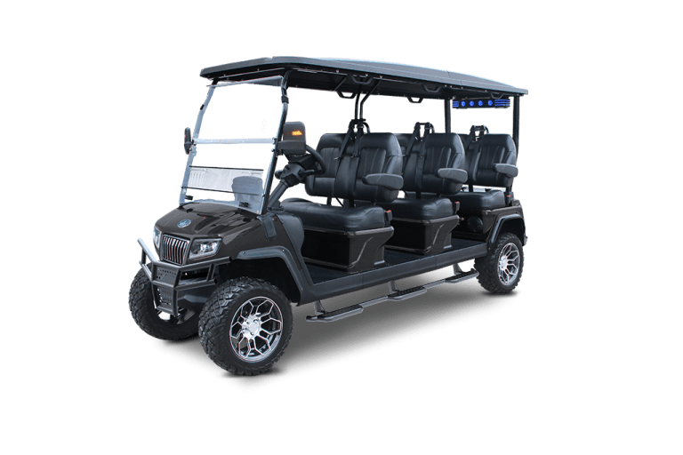 BLACK EVOLUTION D5-MAVERICK 6 TIGON GOLF CART