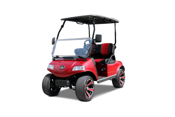 CLASSIC 2 PLUS FLAMENCO RED TIGON GOLF CARTS