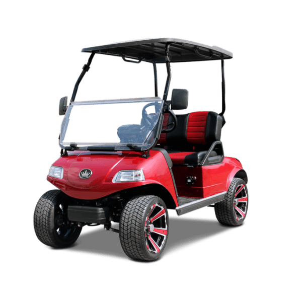 CLASSIC 2 PLUS FLAMENCO RED TIGON GOLF CARTS