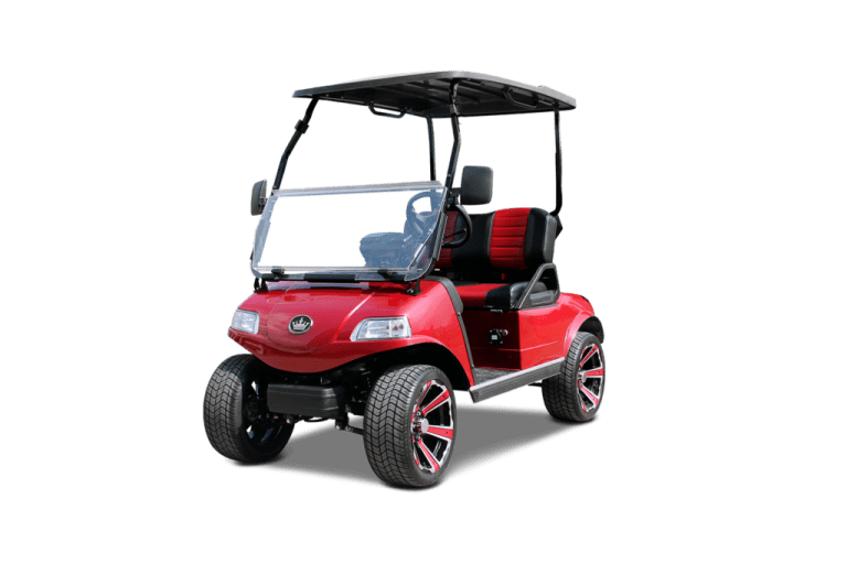 CLASSIC 2 PLUS FLAMENCO RED TIGON GOLF CARTS