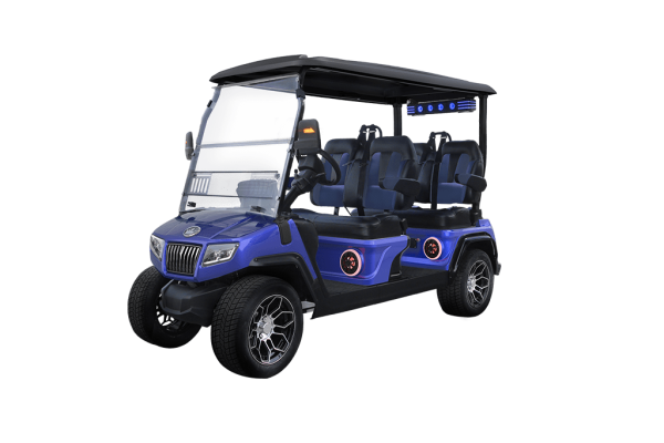 LIGHT BLUE EVOLUTION D5-RANGER 4 PLUS AT TIGON GOLF CARTS