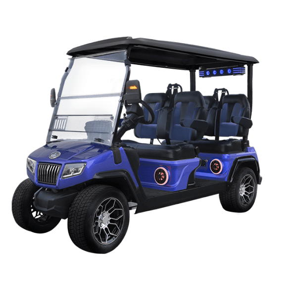 LIGHT BLUE EVOLUTION D5-RANGER 4 PLUS AT TIGON GOLF CARTS