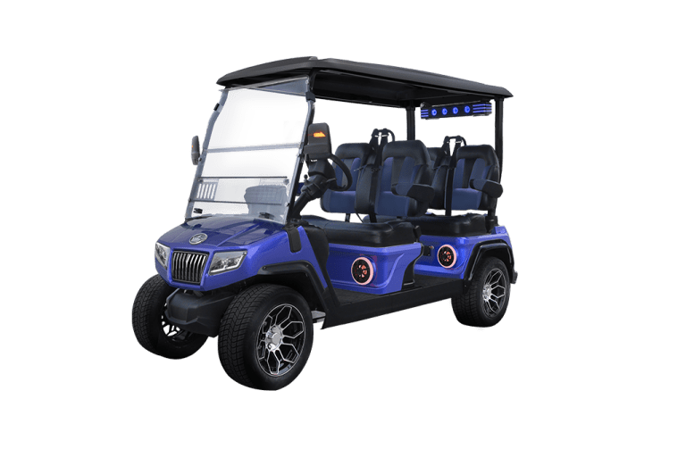 LIGHT BLUE EVOLUTION D5-RANGER 4 PLUS AT TIGON GOLF CARTS