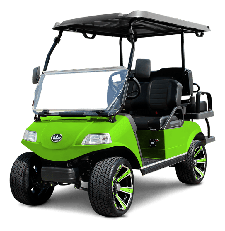 LIME GREEN CLASSIC 4 PRO TIGON GOLF CARTS