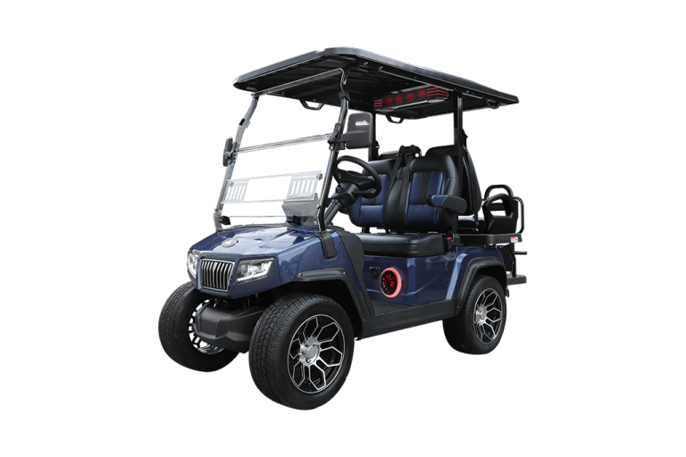 MEDITERRANEAN BLUE D5-RANGER 2+2 PLUS TIGON GOLF CARTS