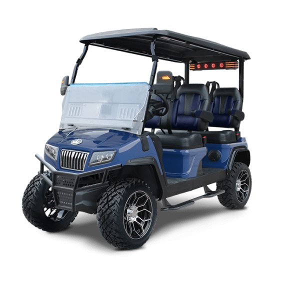 MEDITERRANEAN BLUE EVOLUTION D5-MAVERICK 4 TIGON GOLF CARTS