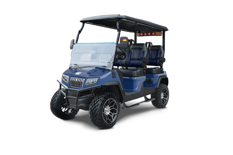 MEDITERRANEAN BLUE EVOLUTION D5-MAVERICK 4 TIGON GOLF CARTS