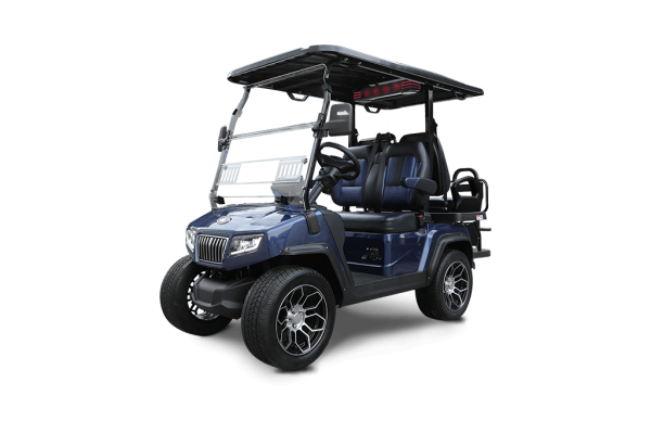 MEDITERRANEAN-BLUE EVOLUTION D5-RANGER 2+2 TIGON GOLF CARTS