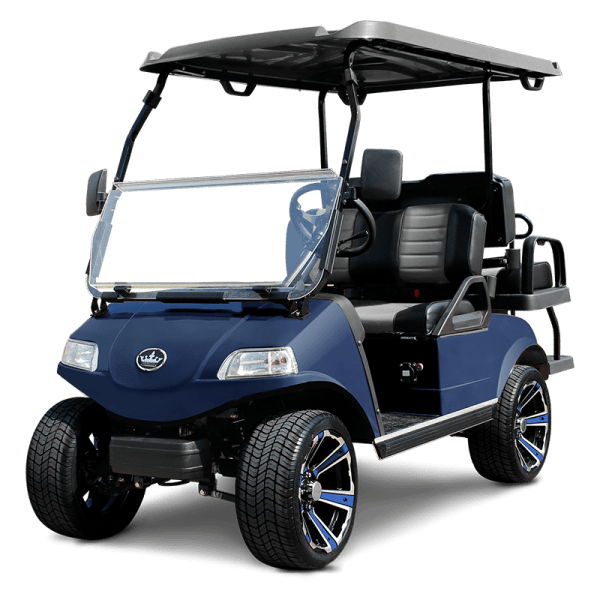 NAVY BLUE CLASSIC 4 PRO TIGON GOLF CARTS