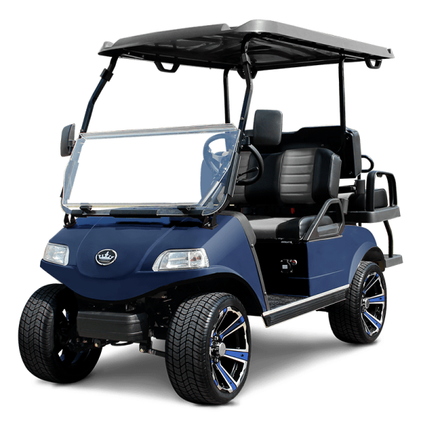 NAVY BLUE CLASSIC 4 PRO TIGON GOLF CARTS