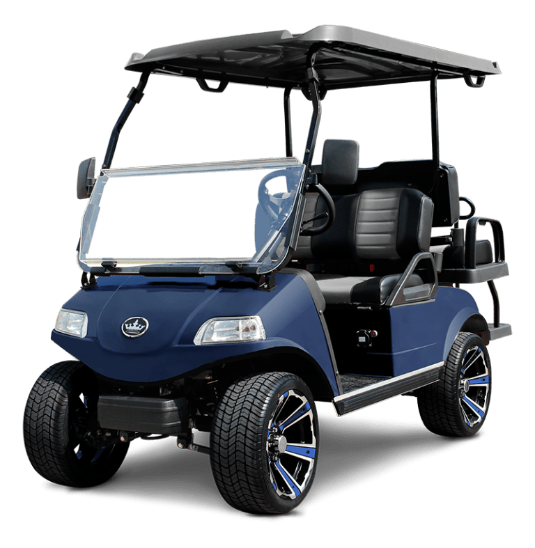 NAVY BLUE CLASSIC 4 PRO TIGON GOLF CARTS