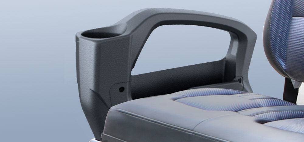 REAR ARMREST EVOLUTION® D5 RANGER 2+2 TIGON GOLF CARTS