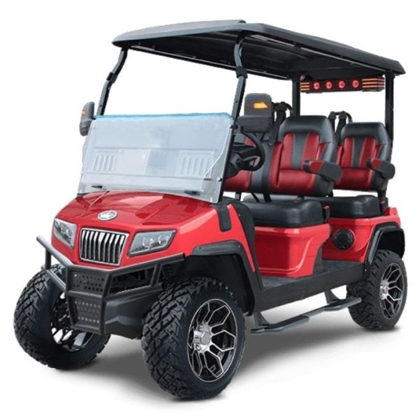 RED-EVOLUTION-D5-MAVERICK-4-TIGON-GOLF-CARTS