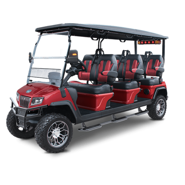 RED EVOLUTION D5-MAVERICK 6 TIGON GOLF CARTS