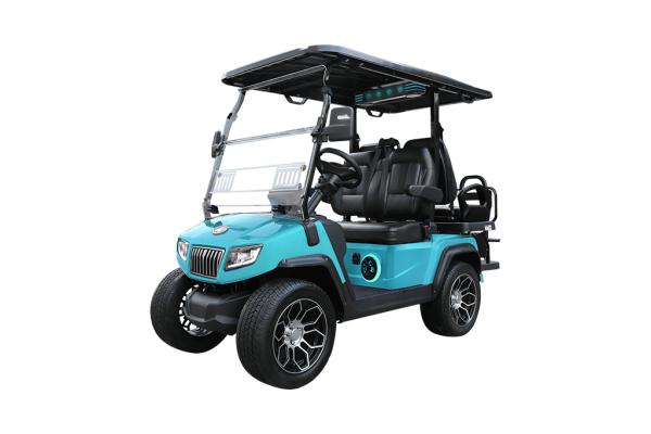 SKY BLUE D5-RANGER 2+2 PLUS TIGON GOLF CARTS