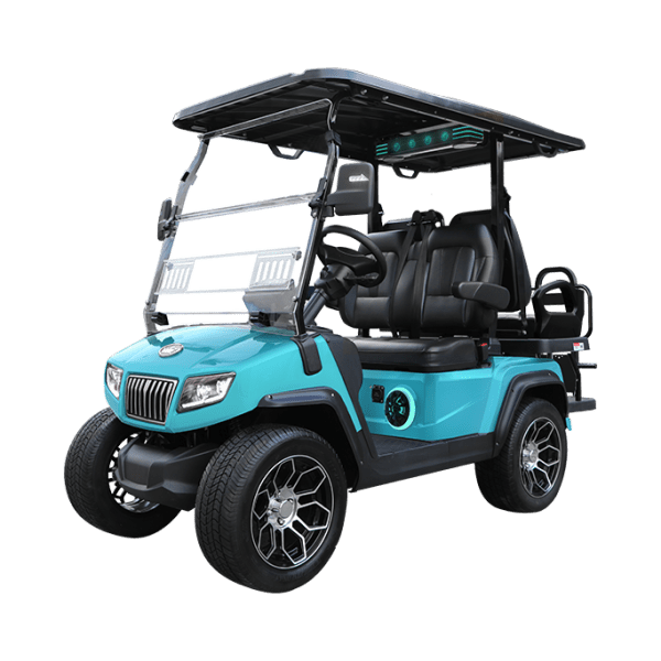 SKY BLUE D5-RANGER 2+2 PLUS TIGON GOLF CARTS