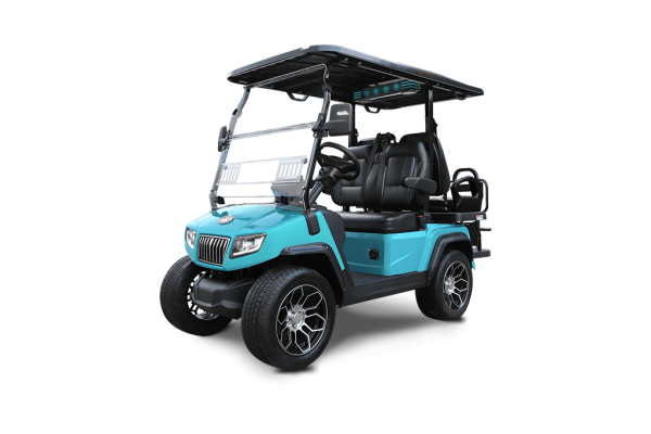 SKY BLUE EVOLUTION D5-RANGER 2+2 TIGON GOLF CARTS