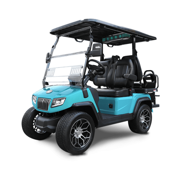 SKY BLUE EVOLUTION D5-RANGER 2+2 TIGON GOLF CARTS