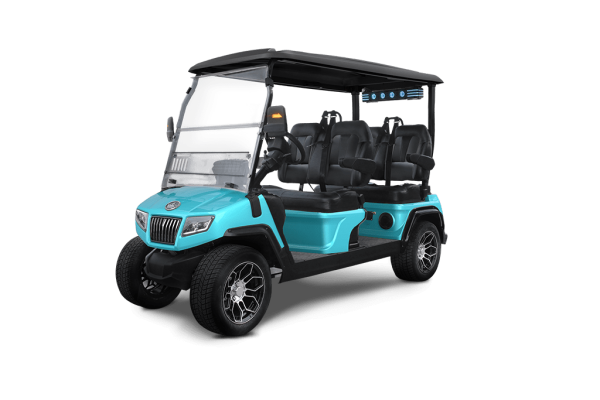 SKY BLUE EVOLUTION D5-RANGER 4 TIGON GOLF CARTS