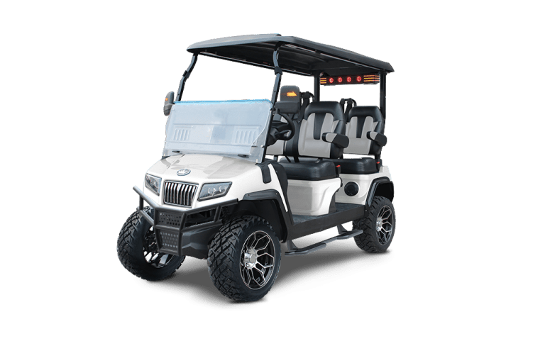 WHITE EVOLUTION D5-MAVERICK 4 TIGON GOLF CARTS