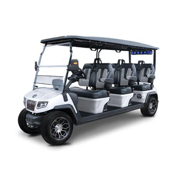 WHITE EVOLUTION D5-RANGER 6 TIGON GOLF CARTS