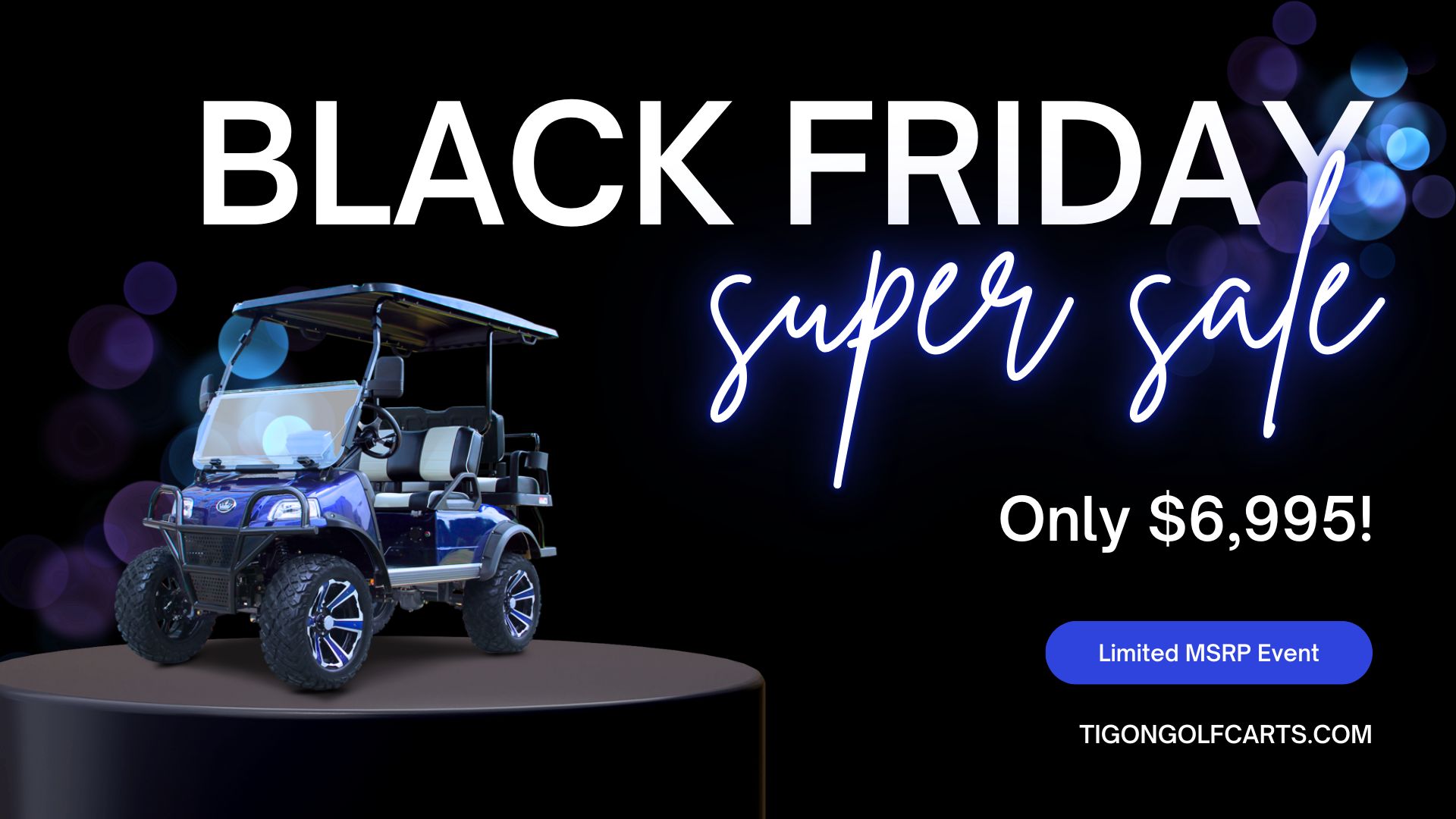 Black Friday Golf Cart Sale