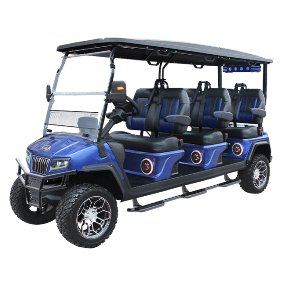 LIGHT BLUE EVOLUTION D5-MAVERICK 6 PLUS AT TIGON GOLF CARTS