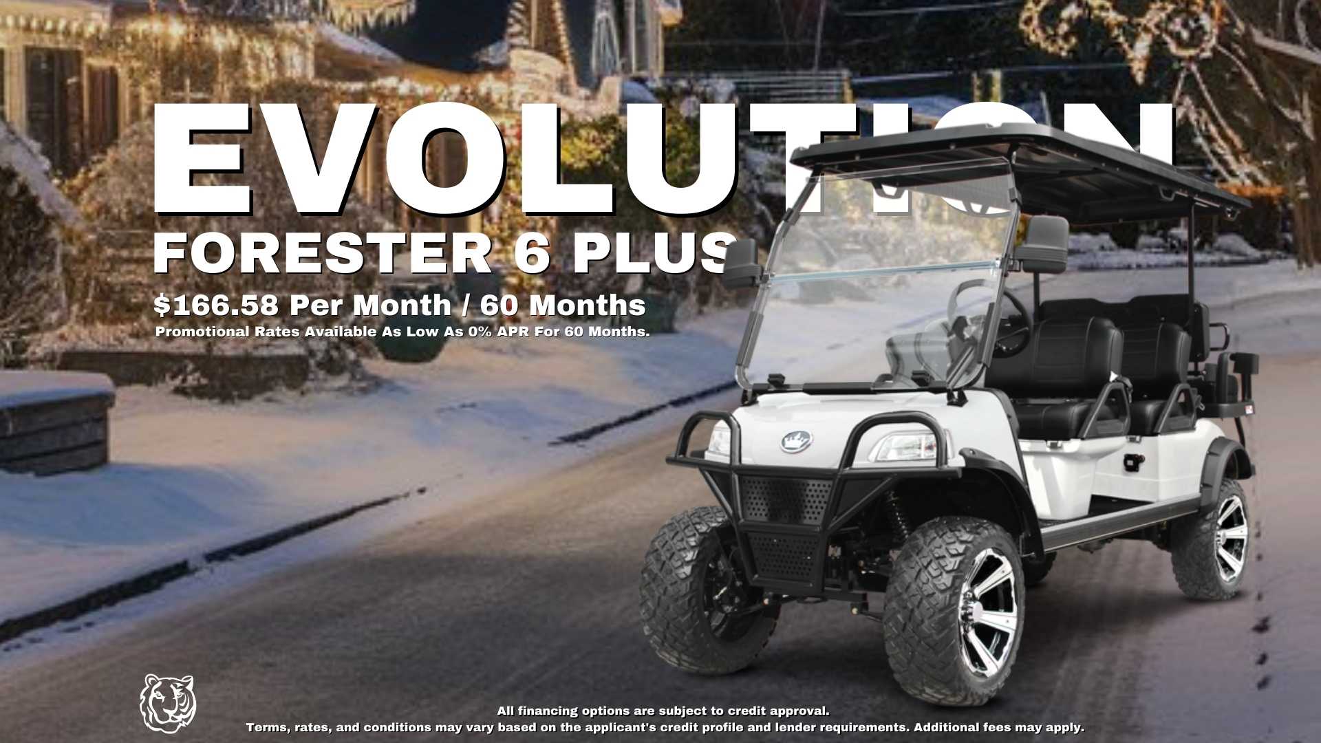 Make Holiday Gift Deliveries Easy with the Evolution® Forester 6 Plus Golf Cart (1)