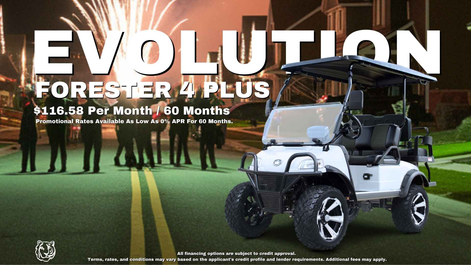 New Years Eve2 EVolution FORESTER 4 PLUS - TIGON GOLF CARTS (1)