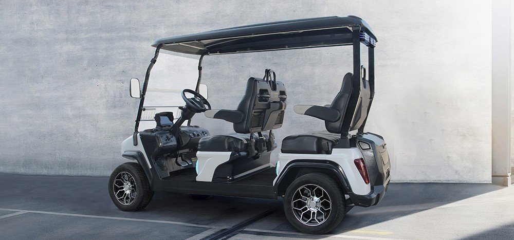 SIDE OF EVOLUTION D5-RANGER 4 PLUS AT TIGON GOLF CARTS