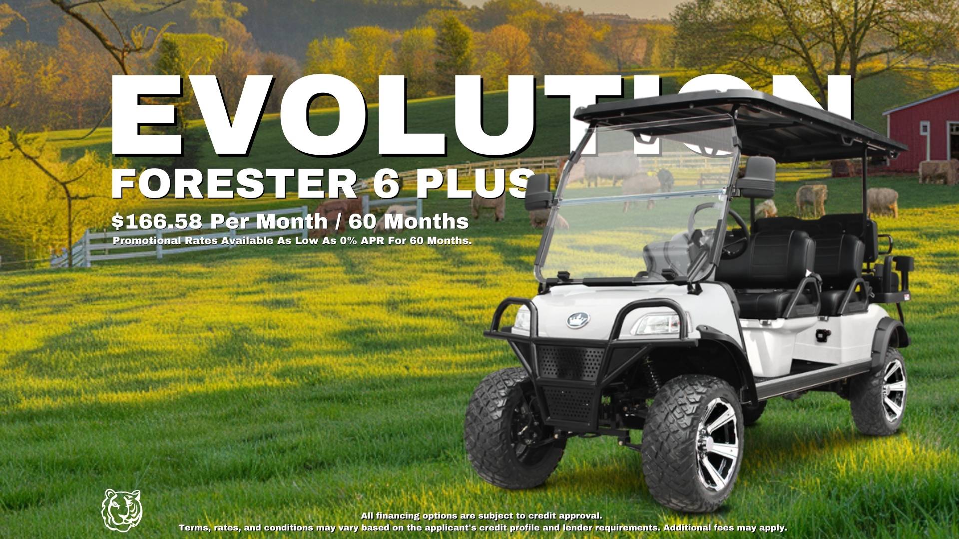 The Evolution® Forester 6 Plus Simplifies Hauling Animal Feed and Water Across Farms