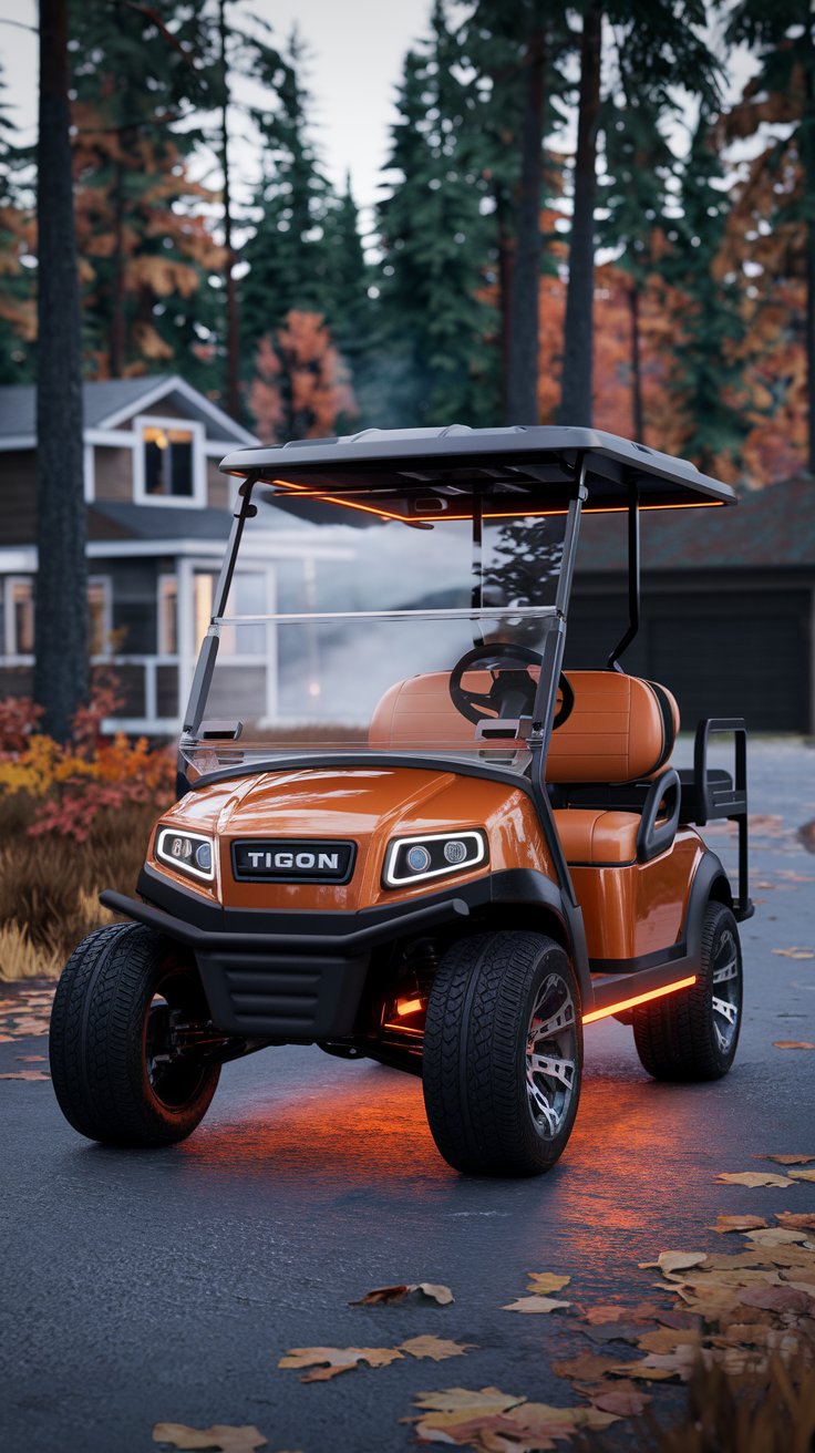 Top 10 Reasons to Choose an Orange Golf Cart for Your Next Adventure