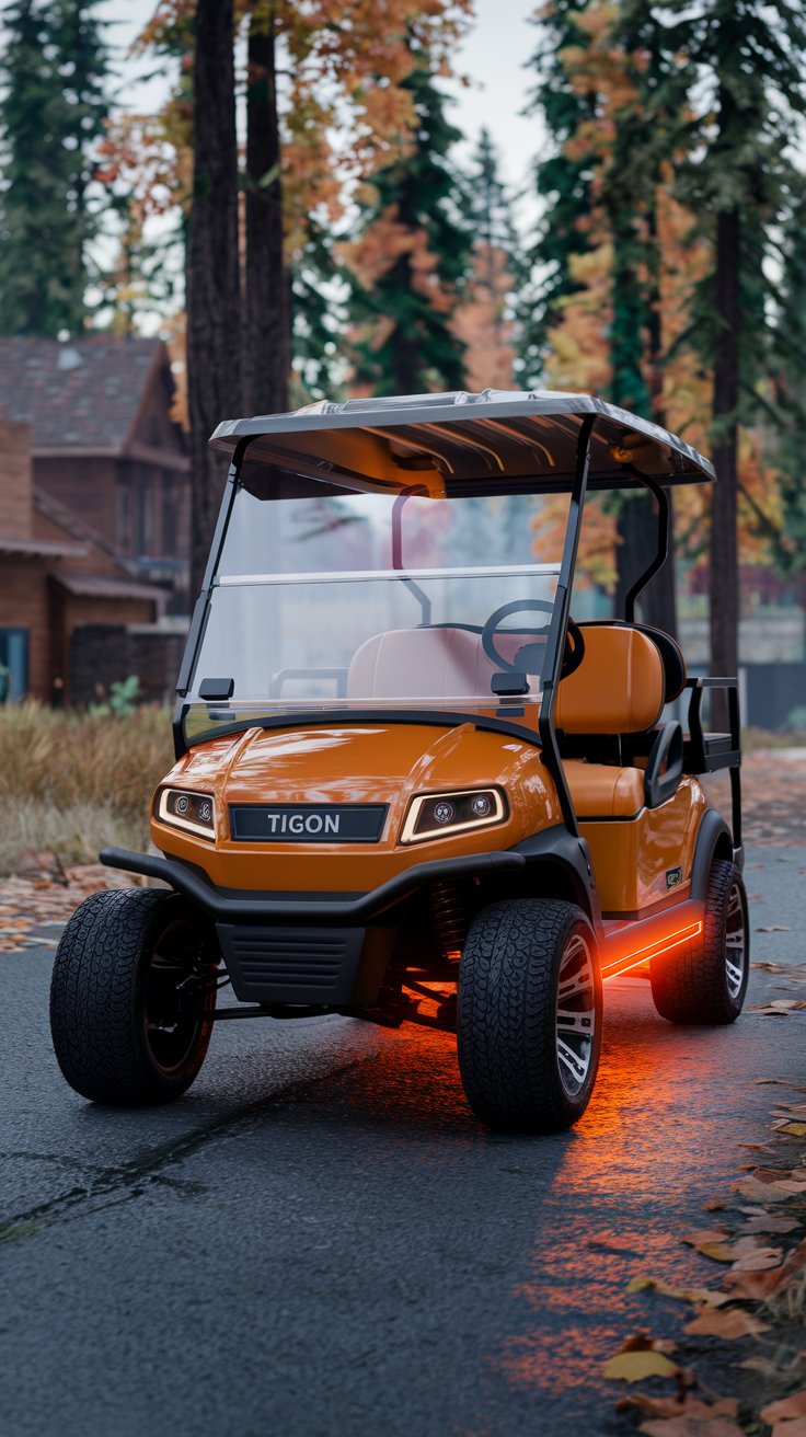 Top 10 Reasons to Choose an Orange Golf Cart for Your Next Adventure