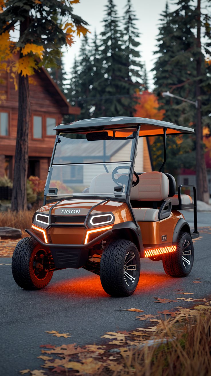 Top 10 Reasons to Choose an Orange Golf Cart for Your Next Adventure