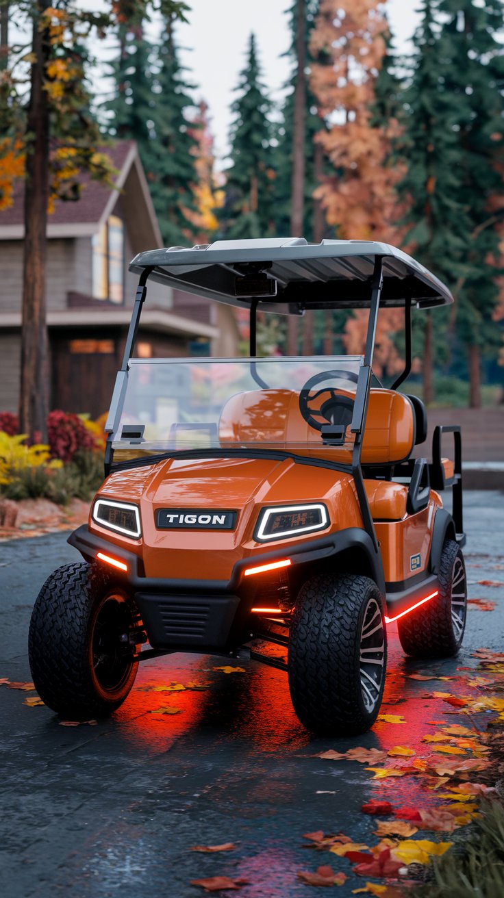 Top 10 Reasons to Choose an Orange Golf Cart for Your Next Adventure