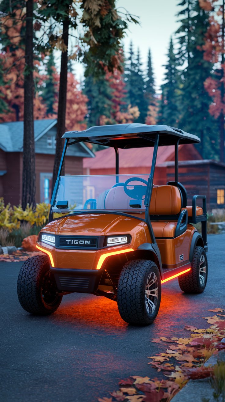 Top 10 Reasons to Choose an Orange Golf Cart for Your Next Adventure